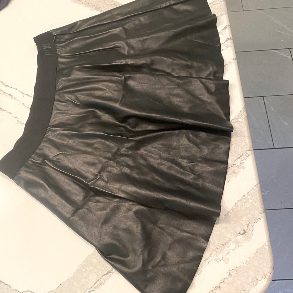Victoria secret pleather skirt
